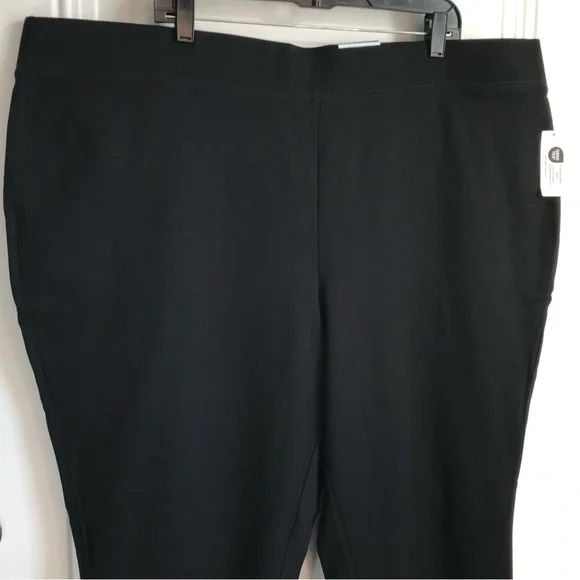 INC Women's Classic Black Mid Rise Skinny Leg Regular Fit Pants + size 28W NWT - Picture 7 of 16